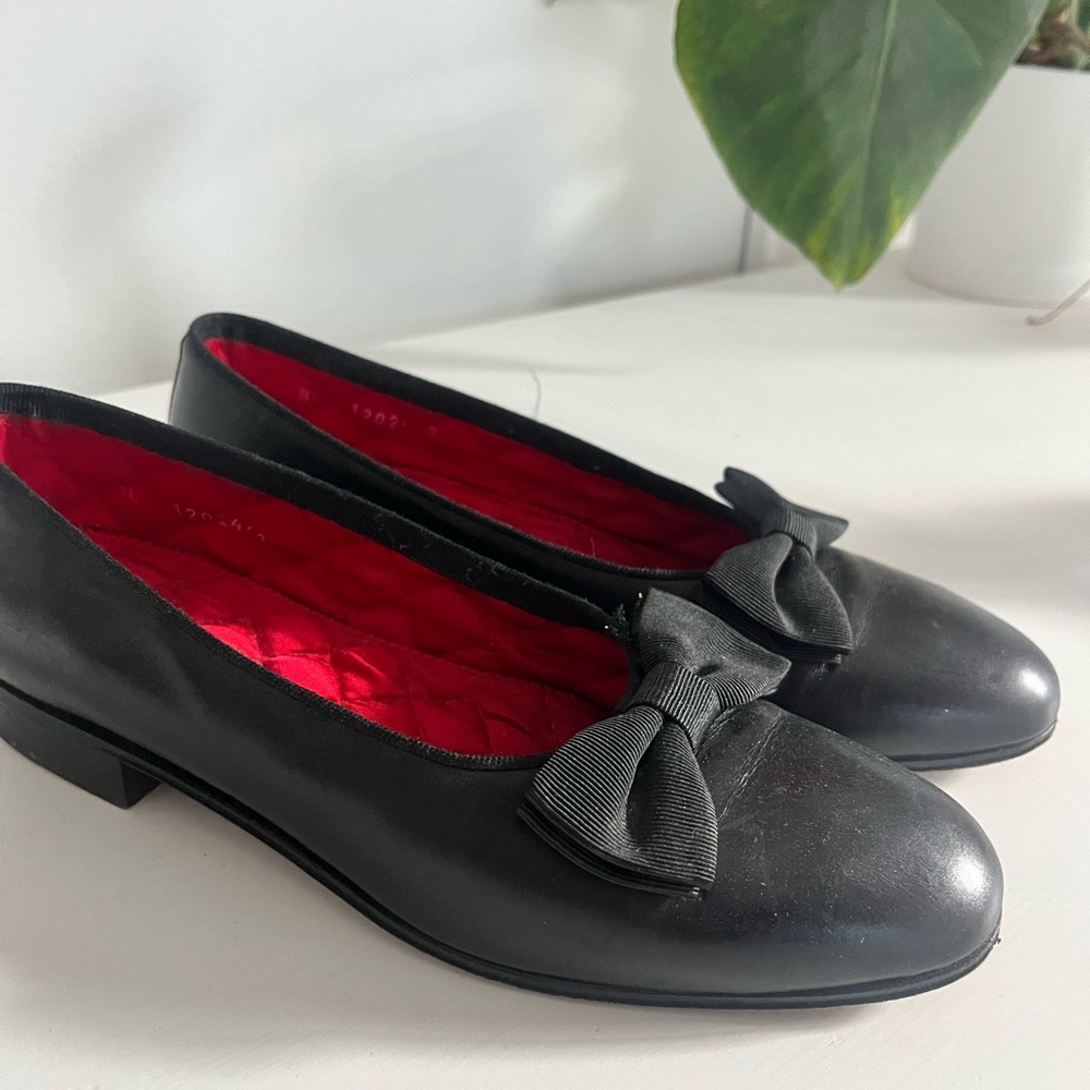 Ralph Lauren vintage bow flats